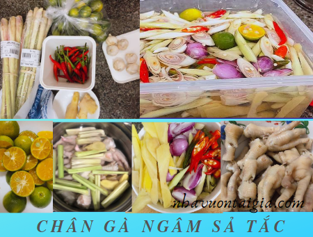 Chân gà ngâm sả tắc công thức nấu ăn món ngon mỗi ngày 