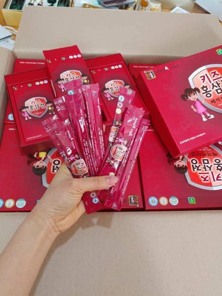 Hồng sâm Hàn Quốc Kid Red Ginseng Baby Time cho bé dạng nước