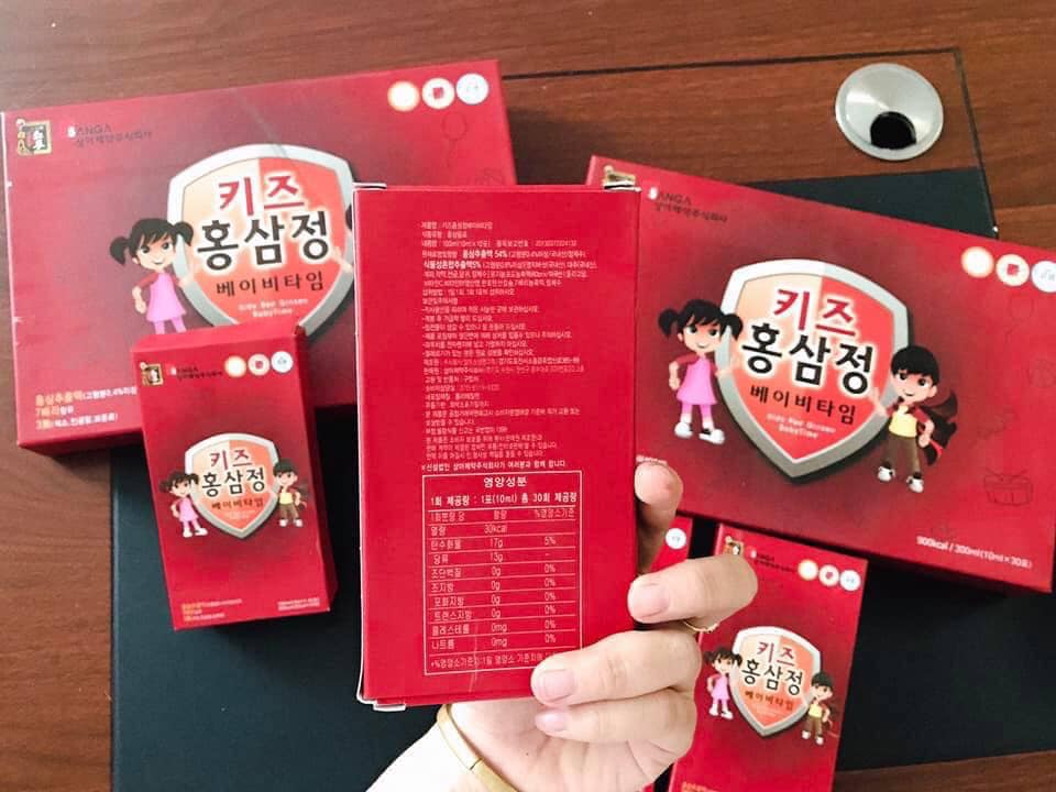 Hồng sâm Hàn  quốc baby Sanga trẻ em có nên dùng?