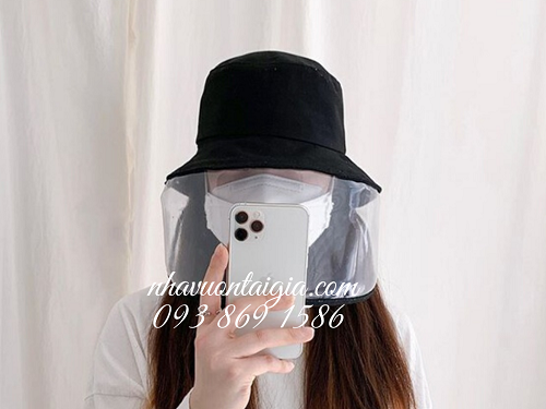 Nón  (Mũ)  có kính che mặt kháng khuẩn bảo vệ sức khỏe ngừa Corona 
