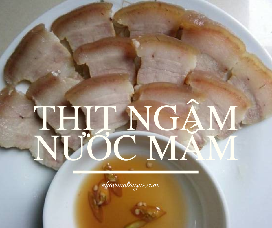 Thịt ngâm nước mắm kiểu miền Trung 