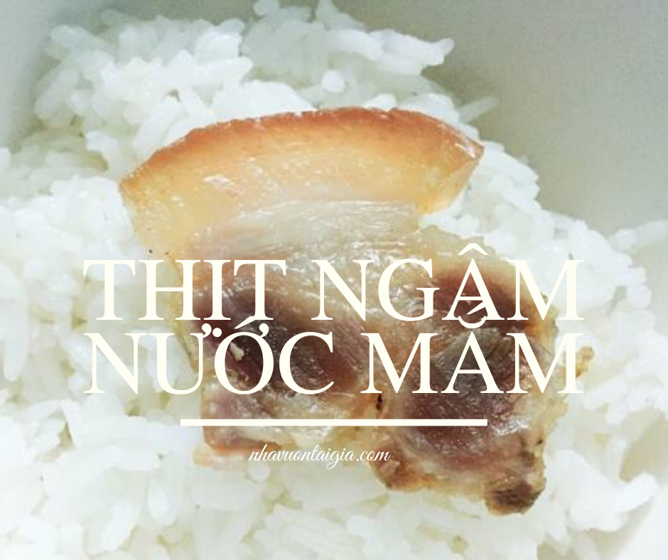Thịt ngâm nước mắm kiểu miền Trung 