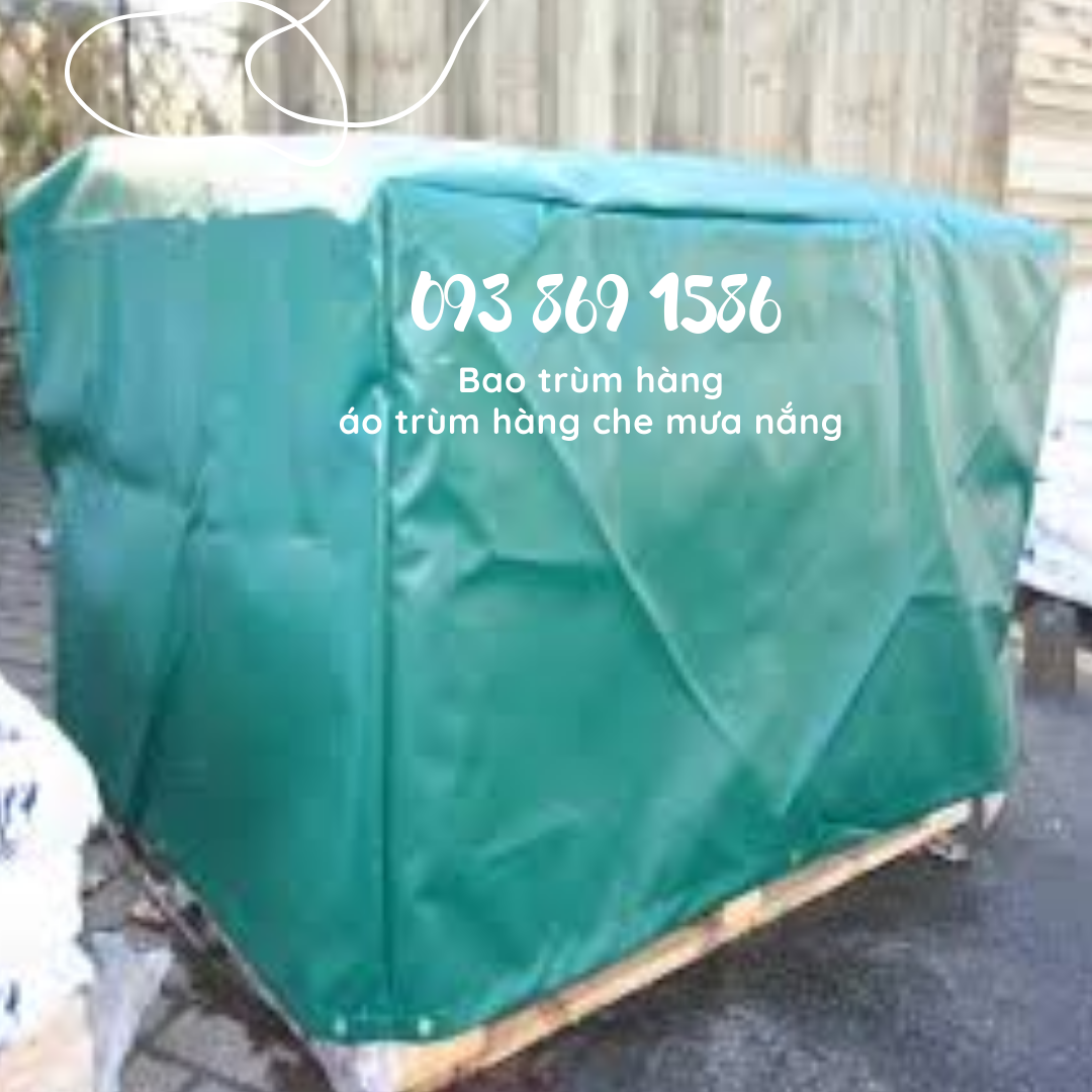 Bao trùm hàng che mưa, bao trùm hàng xe máy shipper