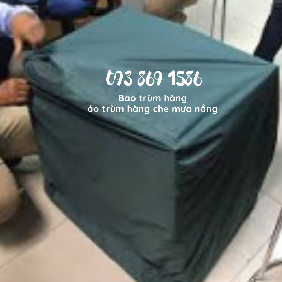 Bao trùm hàng che mưa, bao trùm hàng xe máy shipper