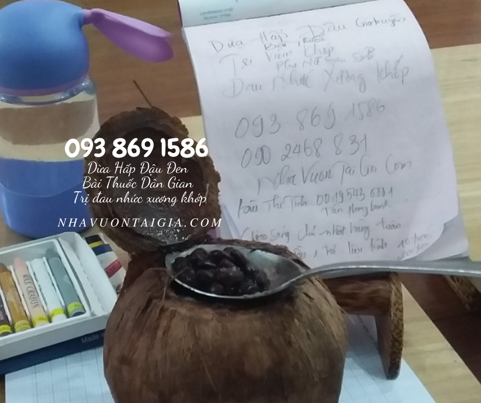 Đậu đen xanh lòng chữa tiểu đường, bài thuốc chữa bệnh từ đậu đen hấp trái dừa cách thủy