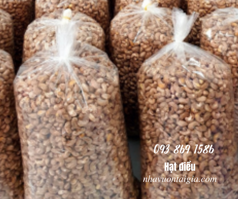 Hạt điều rang muối Bình Phước loại 1TPHCM NhaVuonTaiGia hàng xuất khẩu