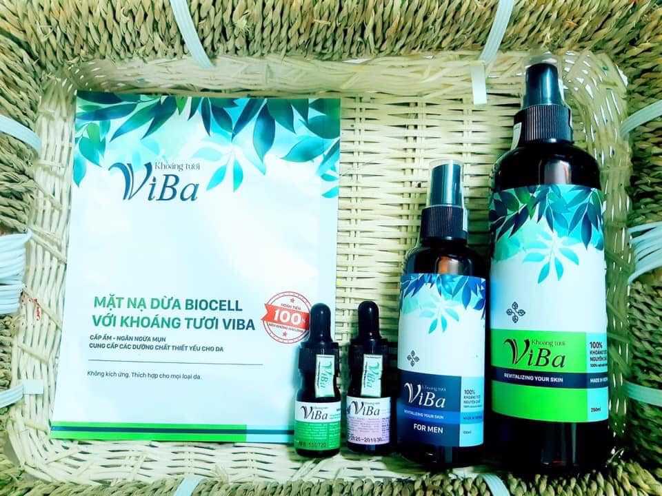 Khoáng tươi viba mỹ phẩm làm đẹp liệu trình chăm sóc da tự nhiên