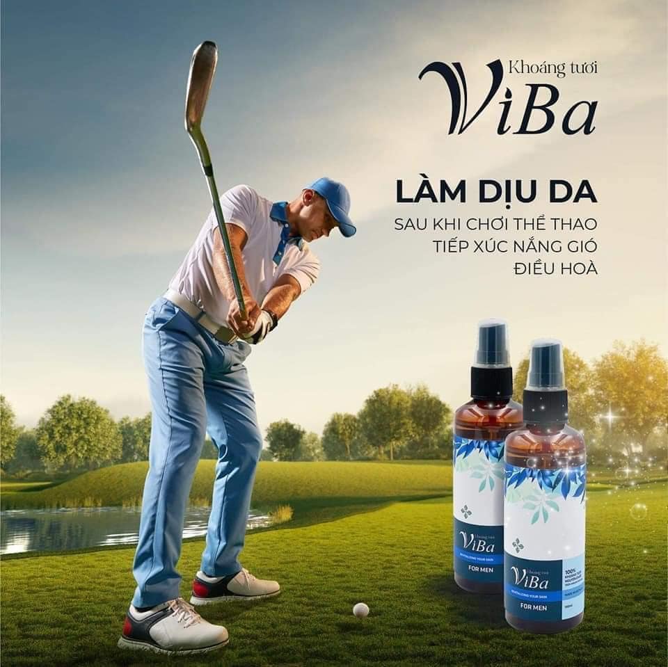 Xịt khoáng skin care cho nam Khoáng tươi Viba For Men