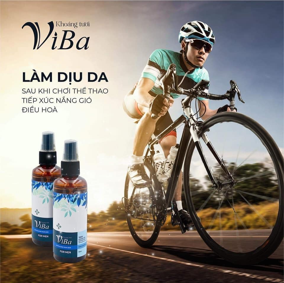 Xịt khoáng skin care cho nam - Khoáng tươi Viba For Men