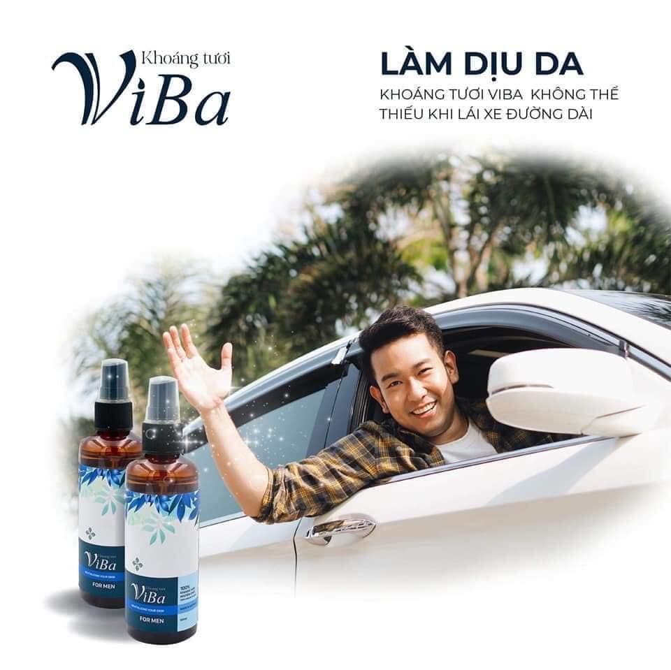 Xịt khoáng skin care cho nam - Khoáng tươi Viba For Men