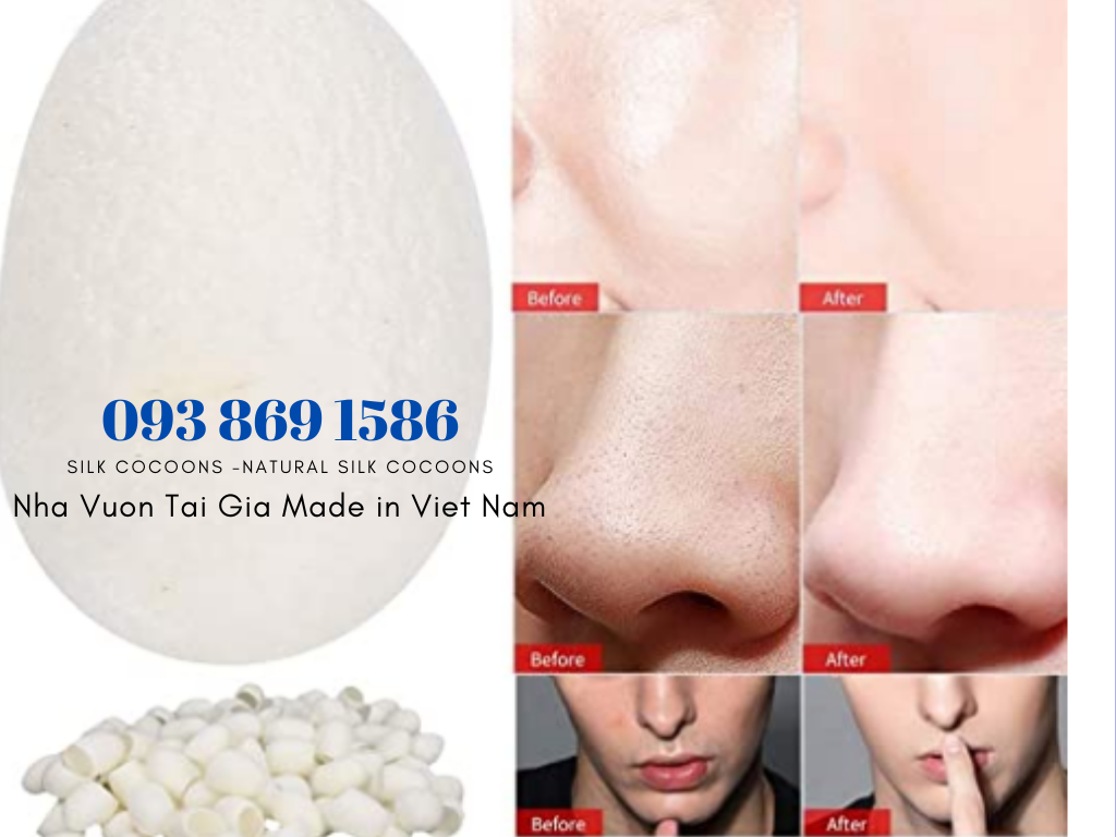Kén tằm (Silk Cocoons) trắng Organic làm đẹp tại nhà, spa 