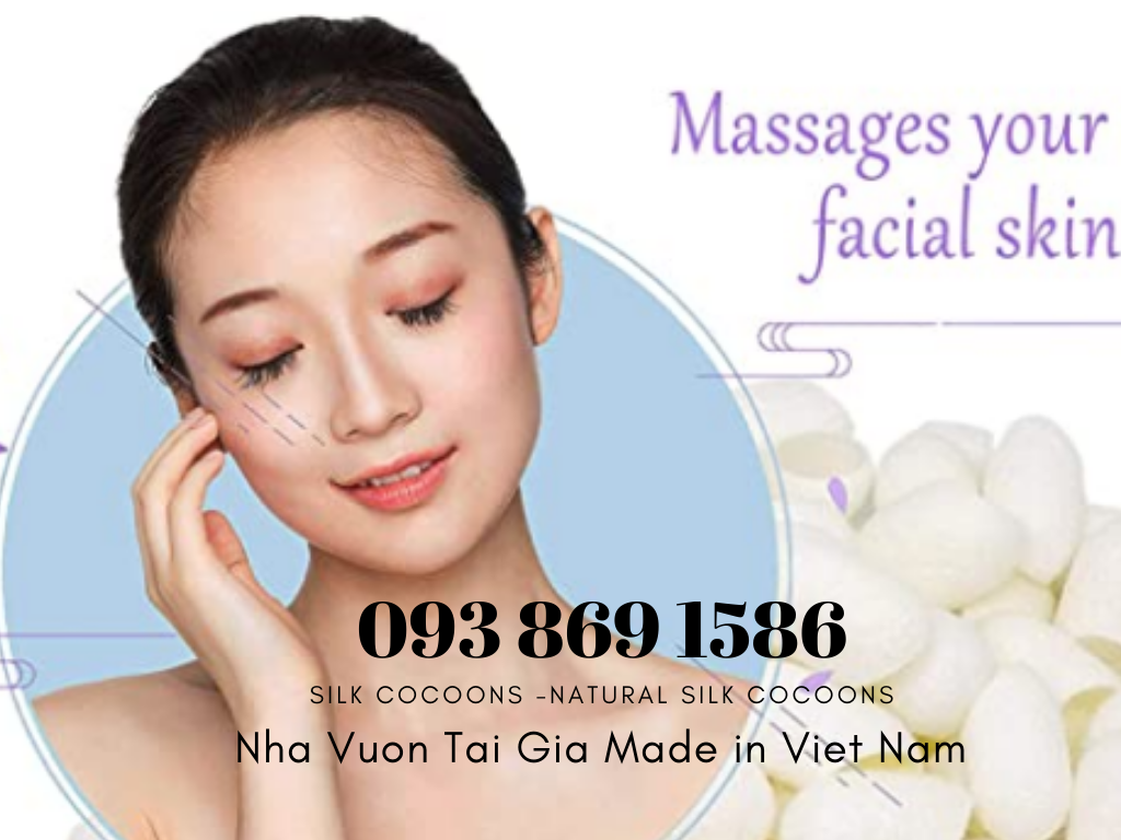 Kén tằm (Silk Cocoons) trắng Organic làm đẹp tại nhà, spa 