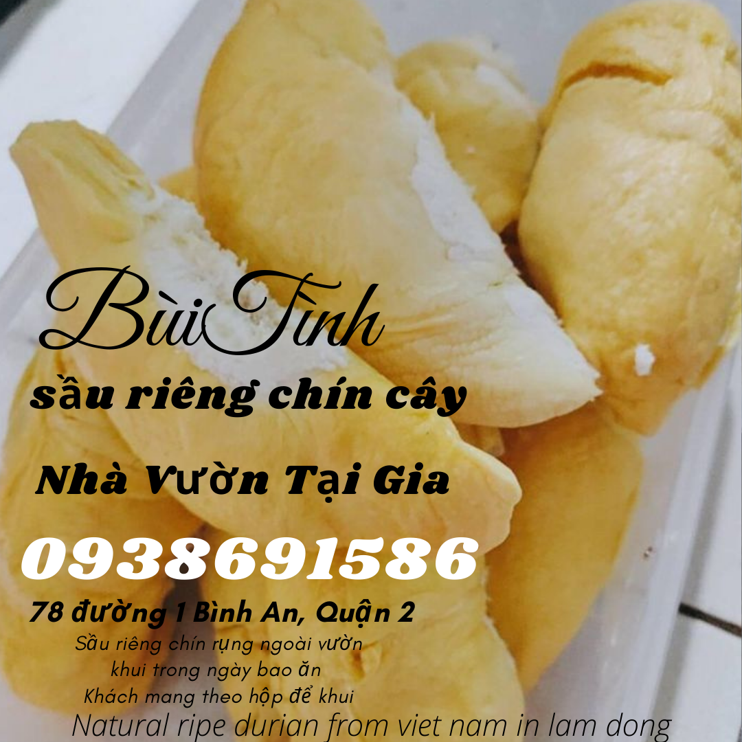 Cơm Sầu Riêng Ri6 ngon Nhà Vườn Tại Gia 0938691586