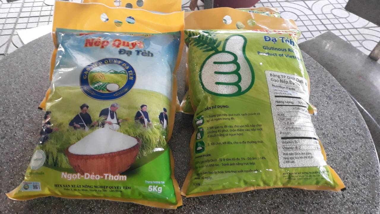 Nếp quýt Đạ Tẻ tiêu chuẩn GlobalGAP, VietGAP Quà tặng hữu cơ ai đến cũng khuân về