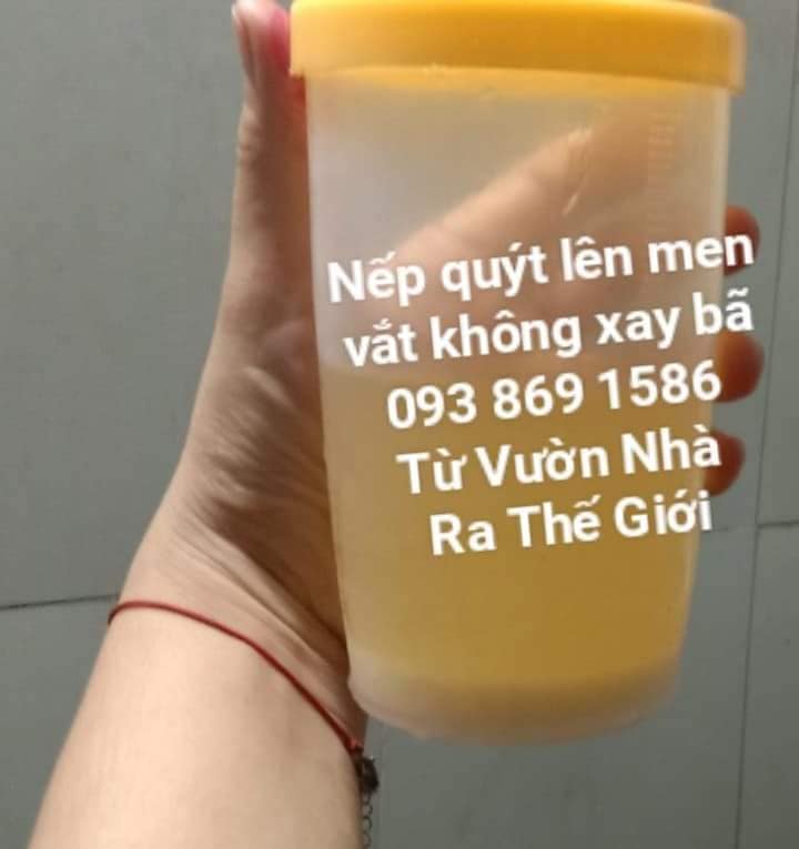 Nếp Quýt Đạ Tẻh Lâm Đồng lên men vắt không xay bã từ Nhà Vườn Ra Thế Giới