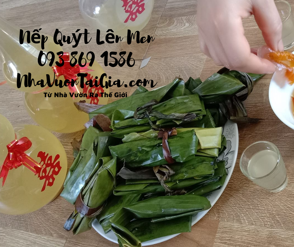 Nếp Quýt Đạ Tẻh Lâm Đồng lên men vắt không xay bã từ Nhà Vườn Ra Thế Giới