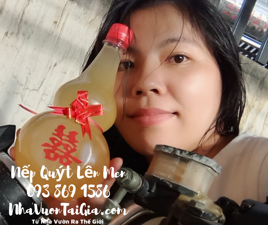 Nếp Quýt Đạ Tẻh Lâm Đồng lên men vắt không xay bã từ Nhà Vườn Ra Thế Giới
